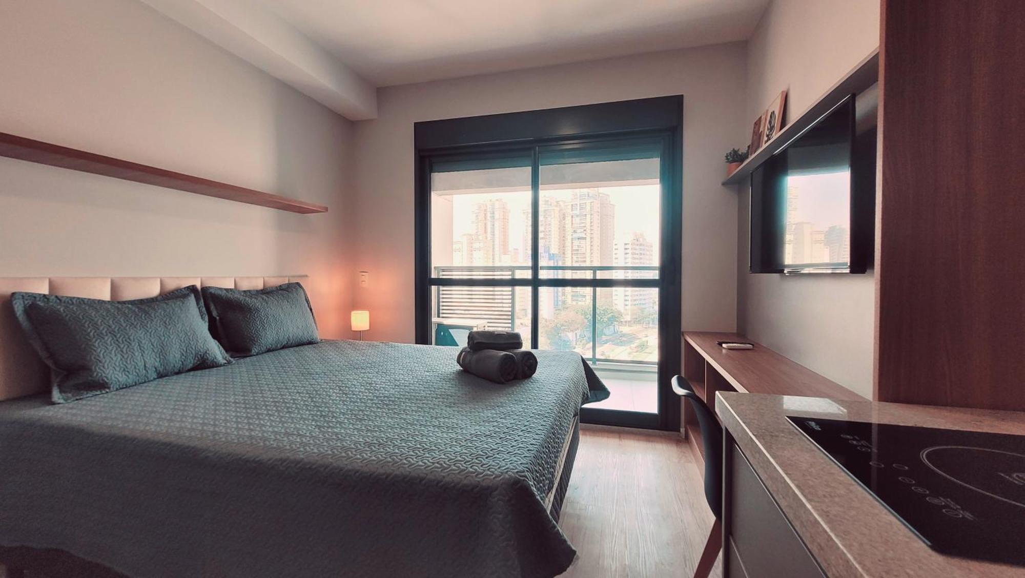 Booksampa Haus 1309 Novo - 1 Minuto Do Metro Apartamento *